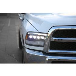 Купити Передні фари Dodge Ram 1500 Classic 2009-2023 LED NOVA серія хром AlphaRex AXHL-DR09-PPT-LED-C-A-G2