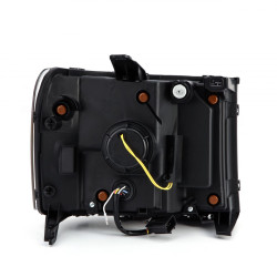 Купити Передні фари GMC Sierra 2007-2013 LED NOVA серія вуглево-чорні AlphaRex AXHL-GS07-PPTS-LED-LB-A