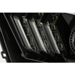 Купити Передні фари Ford Mustang 2010-2014  PRO серія вуглево-чорні AlphaRex AXHL-FM10-PPTS-LB