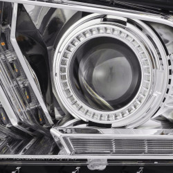 Купити Передні фари Ford Mustang 2010-2014  PRO серія хром AlphaRex AXHL-FM10-PPTS-C