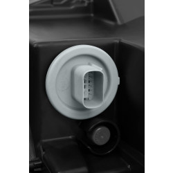 Купить Передние фары Dodge Ram 1500 2019-2022 PRO серия черные AlphaRex AXHL-DR19-PPTS-B-A