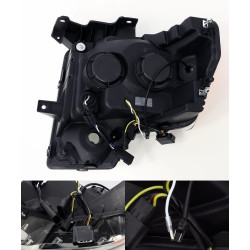 Купить Передние фары Ford F150 2009-2014 PRO серия углево-черные AlphaRex AXHL-FF09-PPTS-LBS-A