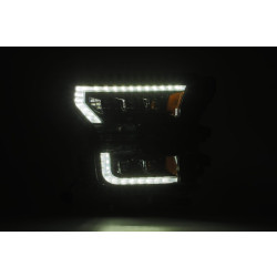 Купить Передние фары Ford F150 2015-2017 LED NOVA серия черные AlphaRex AXHL-FF15-PPTS-LED-B-A-G2