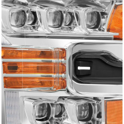 Купить Передние фары Ford F150 2015-2017 LED NOVA серия хром AlphaRex AXHL-FF15-PPTS-LED-C-A-G2