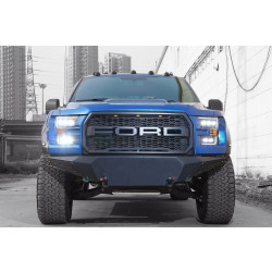 Купить Передние фары Ford F150 2015-2017 LED NOVA серия хром AlphaRex AXHL-FF15-PPTS-LED-C-A-G2