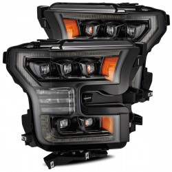 Купити Передні фари Ford F150 2015-2017 LED NOVA серія колір Alpha-Black AlphaRex AXHL-FF15-PPTS-LED-FLB-A-G2