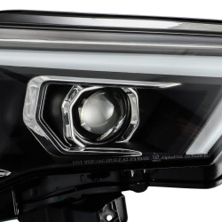 Buy Front headlights Toyota 4Runner 2014-2022 LED LUXX Series Black Alpharex Ahl-T414-PL-SA-B