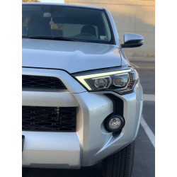 Buy Front headlights Toyota 4Runner 2014-2022 LED LUXX Series Black Alpharex Ahl-T414-PL-SA-B