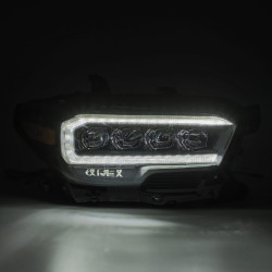 Купить Передние фары Toyota Tacoma 2016-2022 LED NOVA серия цвет Alpha-Black AlphaRex AHL-TT16-N-LB
