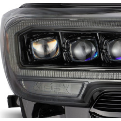 Купить Передние фары Toyota Tacoma 2016-2022 LED NOVA серия цвет Alpha-Black AlphaRex AHL-TT16-N-LB