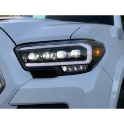 Купить Передние фары Toyota Tacoma 2016-2022 LED NOVA серия хром AlphaRex AHL-TT16-N-C