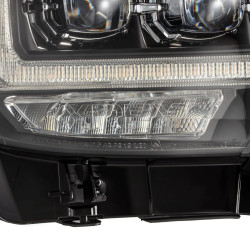 Купить Передние фары Toyota Tacoma 2016-2022 LED NOVA серия черные AlphaRex AHL-TT16-N-B