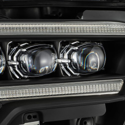 Купить Передние фары Toyota Tacoma 2016-2022 LED NOVA серия черные AlphaRex AHL-TT16-N-B