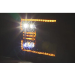 Купити Передні фари Ford F150 2018-2020 LED NOVA серія колір Alpha-Black AlphaRex AXHL-FF18-PPTS-LED-FLB-A-G2