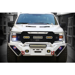 Купити Передні фари Ford F150 2018-2020 LED NOVA серія колір Alpha-Black AlphaRex AXHL-FF18-PPTS-LED-FLB-A-G2