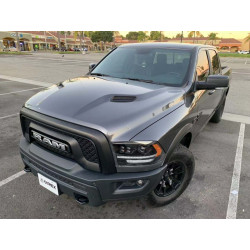 Купить Передние фары Dodge Ram 1500 Classic 2009-2023 LED LUXX серия цвет Alpha-Black AlphaRex AHL-DR09-PL-G4-SA-LB