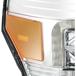 Купить Передние фары LED Ford Super Duty 2011-2016 LED LUXX серия хром AlphaRex AHL-FD11-PL-SA-C