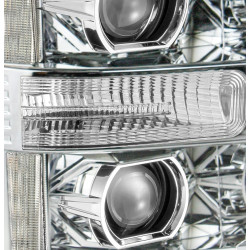 Купить Передние фары LED Ford Super Duty 2011-2016 LED LUXX серия хром AlphaRex AHL-FD11-PL-SA-C