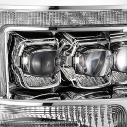Купить Передние фары Ford Super Duty 2011-2016 LED NOVA серия хром AlphaRex AHL-FD11-N-C
