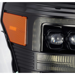 Купить Передние фары Ford Super Duty 2011-2016 LED NOVA серия цвет Alpha-Black AlphaRex AHL-FD11-N-FB