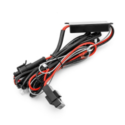 Купить Передние фары LED Ford Mustang 2010-2014 LED LUXX серия углево-черные AlphaRex AHL-FM10-PL-SA-LB