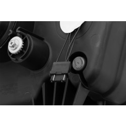 Купить Передние фары LED Ford Mustang 2010-2014 LED LUXX серия углево-черные AlphaRex AHL-FM10-PL-SA-LB