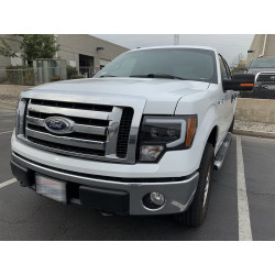 Купить Передние фары LED Ford F150 2009-2014 LED LUXX серия черные AlphaRex AHL-FF09-PL-AS-B