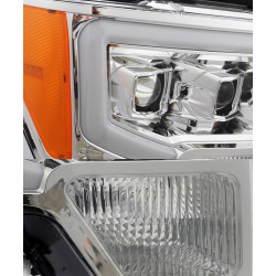 Купить Передние фары LED Ford F150 2009-2014 LED LUXX серия хром AlphaRex AHL-FF09-PL-AS-C