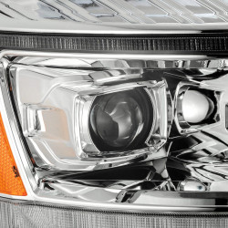 Buy Front headlights Dodge RAM 1500 Classic 2006-2008 Pro Series Chrome Alpharex AHL-DR06-P-S-C