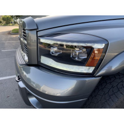 Buy Front headlights Dodge Ram 1500 Classic 2006-2008 Pro Series Black Alparex AHL-DR06-P-S-B