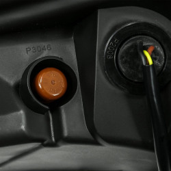 Buy Front headlights Dodge RAM 1500 Classic 2006-2008 LED LUXX Series Color ALPHA-BLACK ALPHAREX AHL-DR06-PL-SA-LB