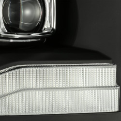 Buy Front headlights Dodge RAM 1500 Classic 2006-2008 LED LUXX BRANCE ALPHAREX AHL-DR06-PL-SA-B