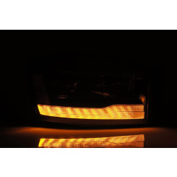 Buy Front headlights Dodge RAM 1500 Classic 2006-2008 LED LUXX BRANCE ALPHAREX AHL-DR06-PL-SA-B