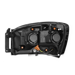 Buy Front headlights Dodge Ram 1500 Classic 2006-2008 LED NOVA ALPHA-BLACK ALPHAREX AHL-DR06-N-LB series