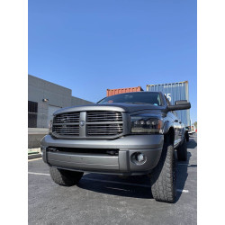 Buy Front headlights Dodge Ram 1500 Classic 2006-2008 LED NOVA ALPHA-BLACK ALPHAREX AHL-DR06-N-LB series