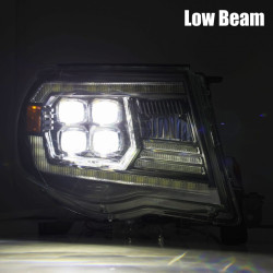 Buy Front headlights Toyota Tacoma 2005-2011 LED NOVA Series Color Alpha-Black Alpharex Ahl -tt05-N-LB