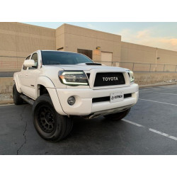 Buy Front headlights Toyota Tacoma 2005-2011 LED LUXX series Chrome Alpharex Ahl -tt05-L-SA-C