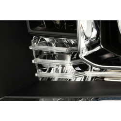Купить Передние фары LED Toyota Tundra 2014-2021 LED LUXX серия черные AlphaRex AHL-TUN14-PL-SA-B