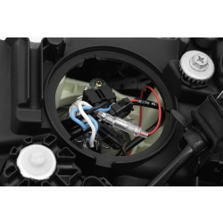 Купить Передние фары LED Toyota Tundra 2014-2021 LED LUXX серия черные AlphaRex AHL-TUN14-PL-SA-B