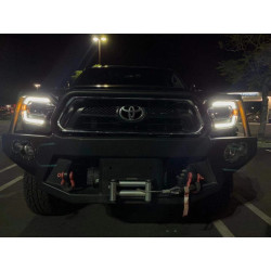 Buy Front headlights Toyota Tacoma 2012-2015 LED LUXX Series Black Alpharex Ahl -tt12-Pl-Sa-B