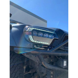 Buy Front headlights Toyota Tacoma 2012-2015 LED NOVA Series Color Alpha-Black Alpharex Ahl -t12-N-Flb