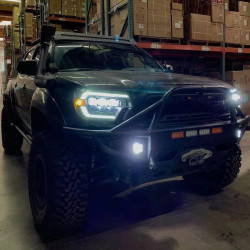 Buy Front headlights Toyota Tacoma 2012-2015 LED NOVA Series Color Alpha-Black Alpharex Ahl -t12-N-Flb