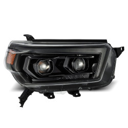 Buy Front headlights Toyota 4Runner 2010-2013 Pro Series Color ALPHA-BLACK ALPHAREX AHL-T410-P-S-FLB