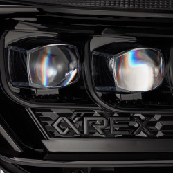 Buy Front headlights Toyota 4Runner 2010-2013 LED Nova Series color Alpha-Black Alpharex AHL-T410-N-FLB