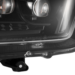 Buy Front headlights Toyota 4Runner 2010-2013 LED Nova Series color Alpha-Black Alpharex AHL-T410-N-FLB