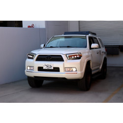 Buy Front headlights Toyota 4Runner 2010-2013 LED Nova Series color Alpha-Black Alpharex AHL-T410-N-FLB