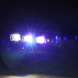 Buy Front headlights Toyota 4Runner 2010-2013 LED Nova Series color Alpha-Black Alpharex AHL-T410-N-FLB