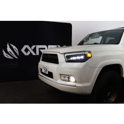 Buy Front headlights Toyota 4Runner 2010-2013 LED NOVA Black Alpharex Ahl-T410-N-B
