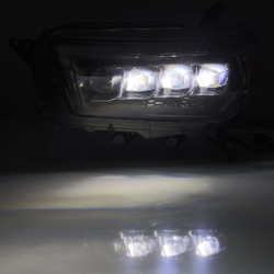 Buy Front headlights Toyota 4Runner 2010-2013 LED NOVA Black Alpharex Ahl-T410-N-B