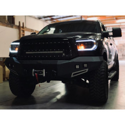 Buy Front headlights Toyota Tundra 2007-2013 LED NOVA Series Color Alpha-Black Alpharex Ahl-Tun07-N-AA-FLB